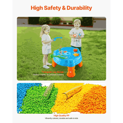 Water Table Playset with Fishing Game for Kids