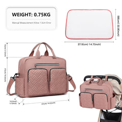 🔥 Large Mummy Changing Shoulder Travel Bag Hospital Baby Nappy Tote Handbag