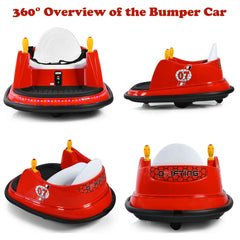 Kids Ride-On Bumper Car with Colorful Flashing Lights and Music