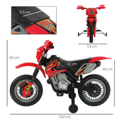 Kids Electric Motorbike Children 6V Battery Power Scooter Ride on Motorcycle