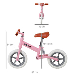 HOMCOM Kid Balance Bike Childrenbicycl