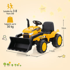 12V Battery Powered Bulldozer Digger with Adjustable Digging Bucket