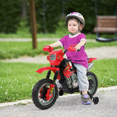 Kids Electric Motorbike Children 6V Battery Power Scooter Ride on Motorcycle