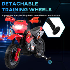 Kids Electric Motorbike Children 6V Battery Power Scooter Ride on Motorcycle