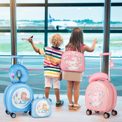 4-Piece Kid’S Luggage Set Kids Journey Suitcase Set