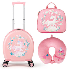 4-Piece Kid’S Luggage Set Kids Journey Suitcase Set