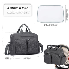 🔥 Large Mummy Changing Shoulder Travel Bag Hospital Baby Nappy Tote Handbag