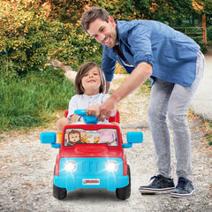 6V Kids Riding Toy with Sound Effects One-Button Start