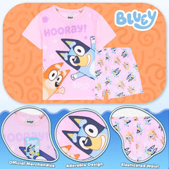 Pyjamas for Kids Girls and Boys Pjs 2 Piece Nightwear T-Shirt Short Kids Pjs Summer Soft Breathable Toddlers Lounge Wear Sizes 2-6 Years Bingo Gifts for Girls