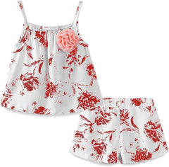 Little Girls Outfits Floral Slip Summer Holiday