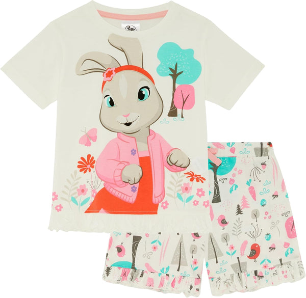 Lily Frilly 100% Cotton Short Pyjamas 12 Months - 7 Years