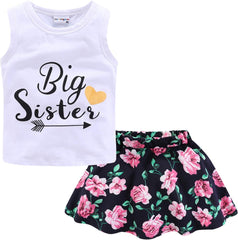 Little Girls Outfits Floral Slip Summer Holiday