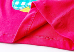 Toddler Girls Summer Outfit Cotton Top and Shorts Clothing Set