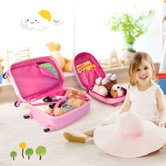 2 Piece Lightweight Child'S Luggage Set with Wheels