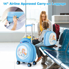 4-Piece Kid’S Luggage Set Kids Journey Suitcase Set
