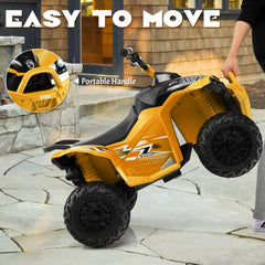 12V Kids Ride on ATV with 2 Speeds and LED Lights