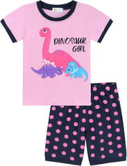 Girls Pyjamas Set Short Sleeve Unicorn Cotton Pjs Kids Sleepwear Toddler Tops T Shirts & Pants Summer Nightwear Age 1-7 Years