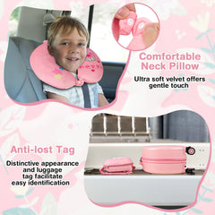 4-Piece Kid’S Luggage Set Kids Journey Suitcase Set