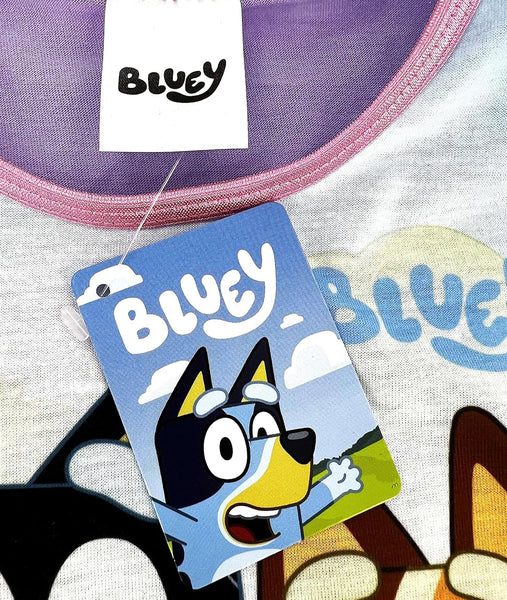 Bluey Girl'S 2 Piece Shortie Pyjama Set Family