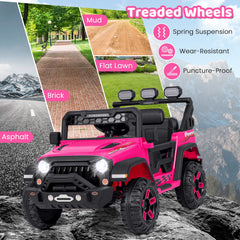 12V Kids Ride on Truck with Remote Control and Wireless Connection
