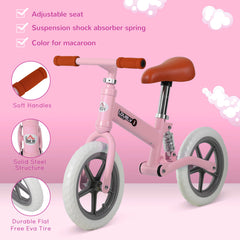 HOMCOM Kid Balance Bike Childrenbicycl