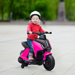 HOMCOM 6V Kids Electric Pedal Motorcycle Ride-On Toy Battery Powered Motorbike