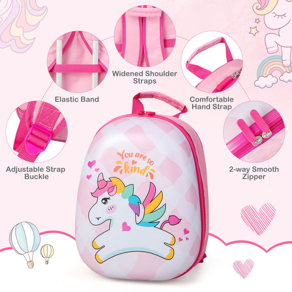 2 Piece Lightweight Child'S Luggage Set with Wheels