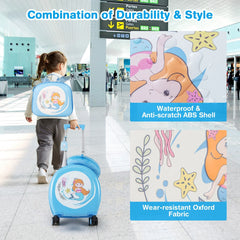 4-Piece Kid’S Luggage Set Kids Journey Suitcase Set