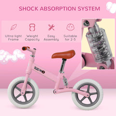 HOMCOM Kid Balance Bike Childrenbicycl