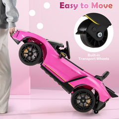 12V Kids Ride on Car 4WD Lamborghini Licensed with 3 Speeds and Music