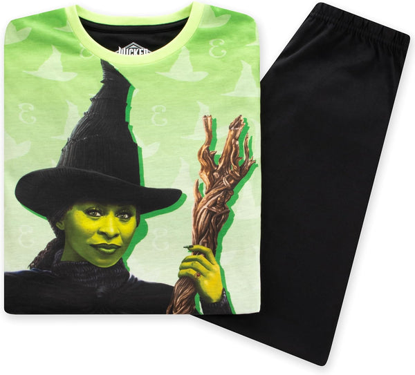 Movie Girls Pyjamas | 2 Pack Girls Pjs | Elphaba and Glinda | Ages 6 to 13 Years