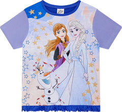 Girls Frozen Short Pyjamas Character Nightwear